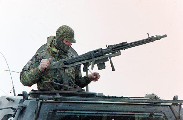 Deutsche IFOR-Soldaten 1996 in Bosnien-Herzegowina