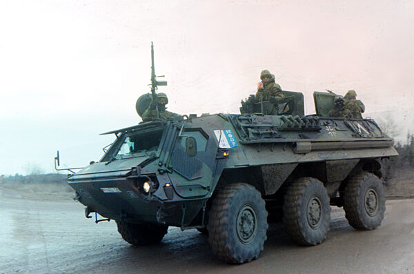 Deutsche IFOR-Soldaten 1996 in Bosnien-Herzegowina