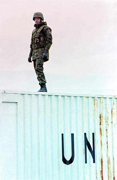 Deutsche IFOR-Soldaten 1996 in Bosnien-Herzegowina