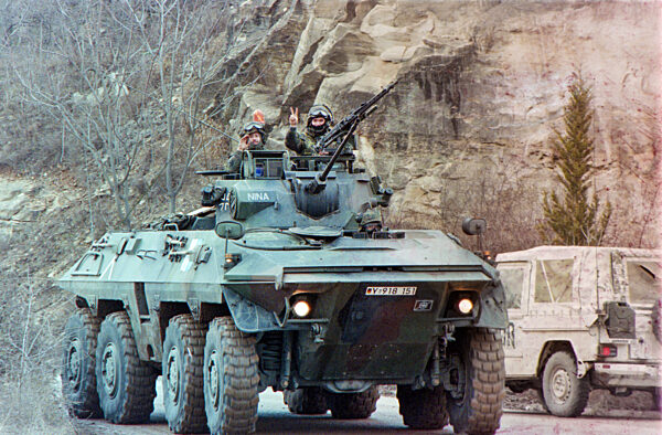 Deutsche IFOR-Soldaten 1996 in Bosnien-Herzegowina