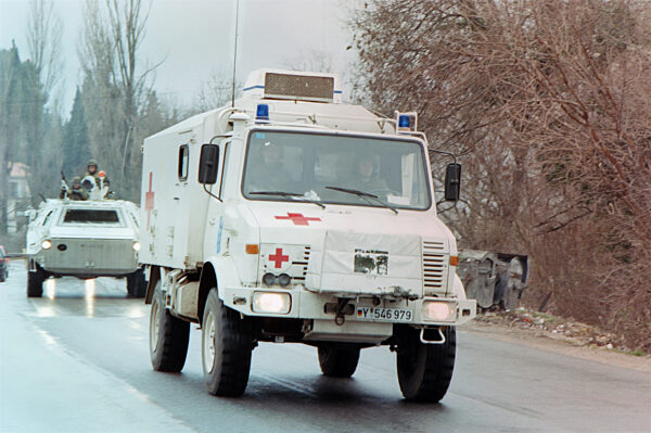 Deutsche IFOR-Soldaten 1996 in Bosnien-Herzegowina