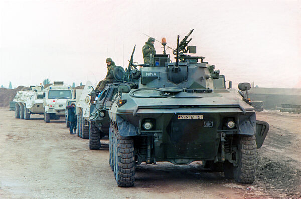 Deutsche IFOR-Soldaten 1996 in Bosnien-Herzegowina