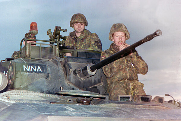 Deutsche IFOR-Soldaten 1996 in Bosnien-Herzegowina