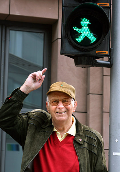 Später Ruhm mit grünem Männchen