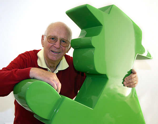 Später Ruhm mit grünem Männchen