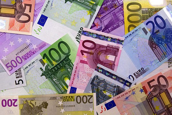 Euro bills