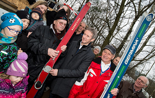 Skisprungschanze in den Diehloer Bergen eingeweiht