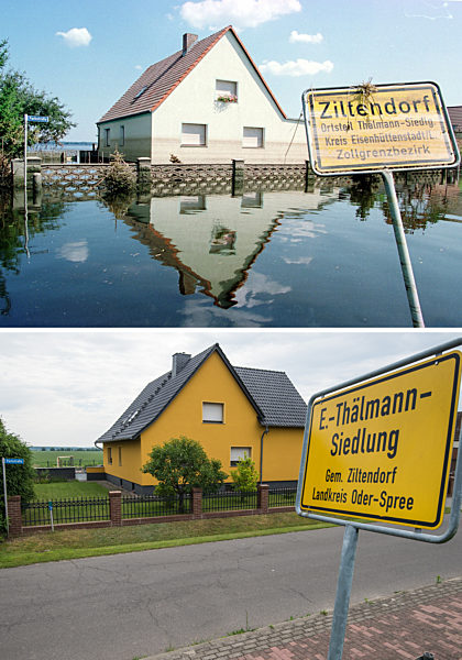 Oderflut vor 20 Jahre - Ziltendorf