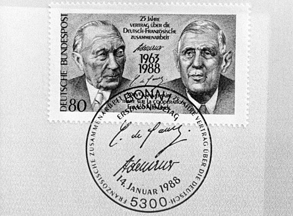 Special issue stamp reminds of Elysee Treaty