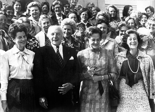 Liselotte Funcke and Walter Scheel