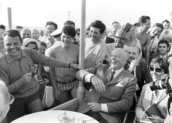 Walter Scheel on Borkum