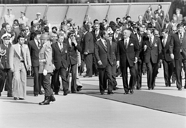 Anwar El-Sadat zu Besuch in Deutschland 1976