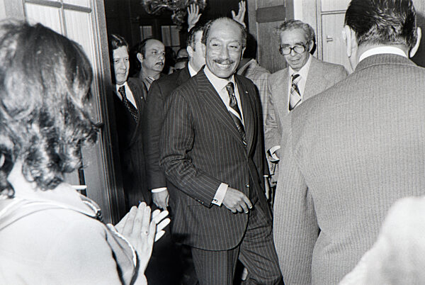 Präsident Anwar El-Sadat in Deutschland 1976