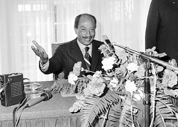 Präsident Anwar El-Sadat in Deutschland 1976