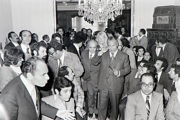 Präsident Anwar El-Sadat in Deutschland 1976