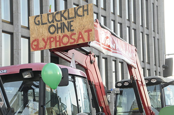 Demonstration in Berlin anlässlich der Internationalen Gruenen Woche