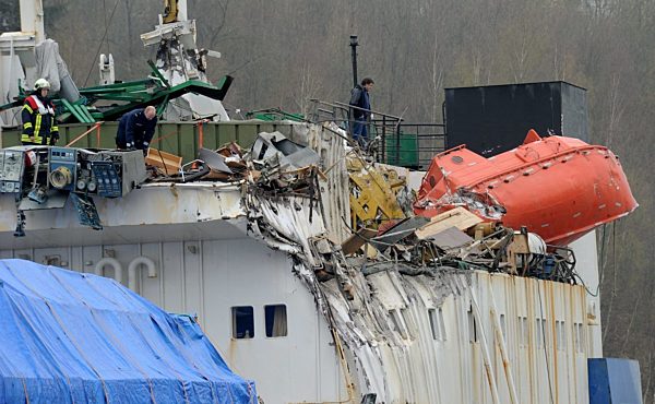 Schiffskollision auf dem Nord-Ostsee-Kanal
