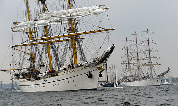 Windjammerparade zur Kieler Woche