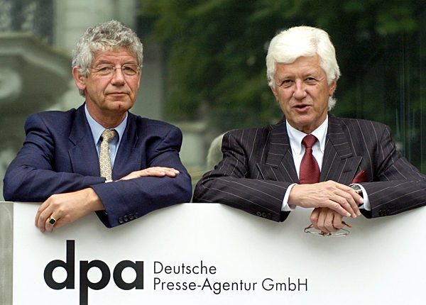 dpa-Führungsspitze: Wilm Herlyn und Walter Richtberg