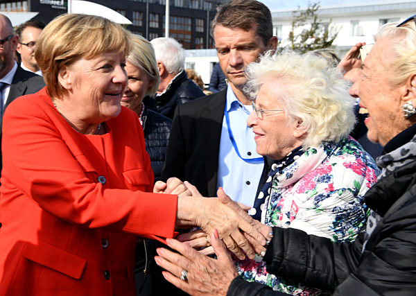Wahlkampf CDU mit Kanzlerin Angela Merkel