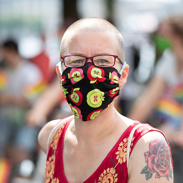 CSD-Fahrraddemo in Hamburg
