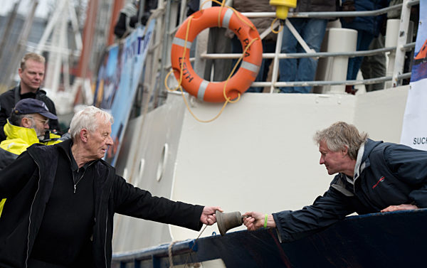 Taufe des Flüchtlings-Rettungsschiffes "Sea Watch 2"