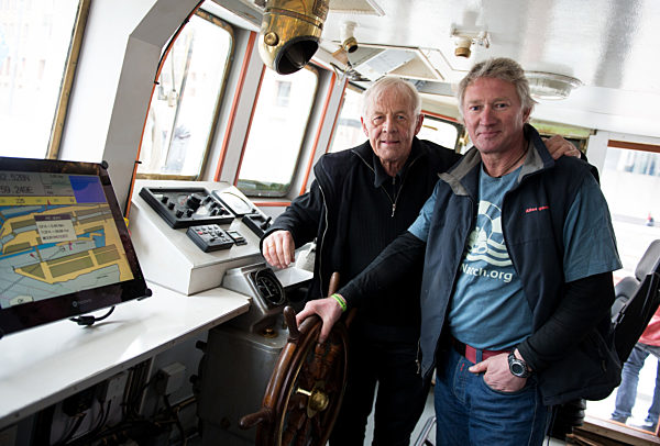 Taufe des Flüchtlings-Rettungsschiffes "Sea Watch 2"