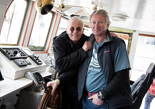 Taufe des Flüchtlings-Rettungsschiffes "Sea Watch 2"