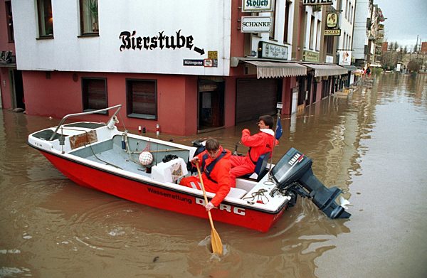 Jahrhunderthochwasser am Rhein