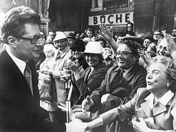 Hans-Jochen Vogel verabschiedet sich aus München