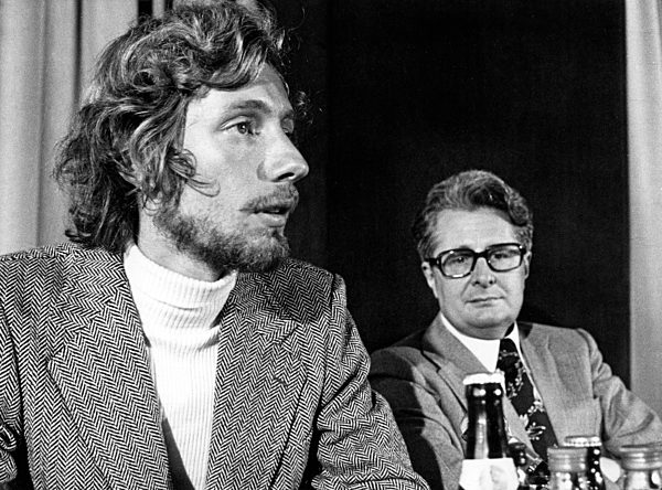 Hans-Jochen Vogel mit Sohn Bernd