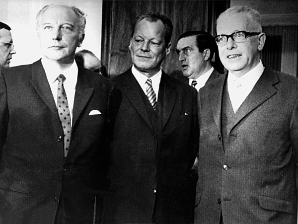 SPD and FDP form coalition in 1969