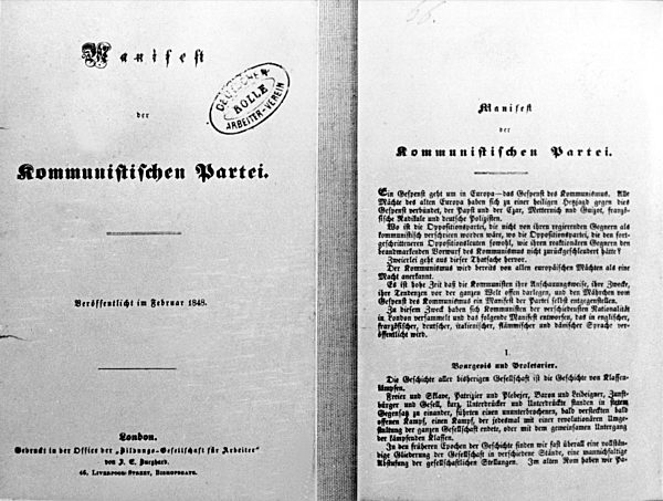 Das "Kommunistische Manifest"