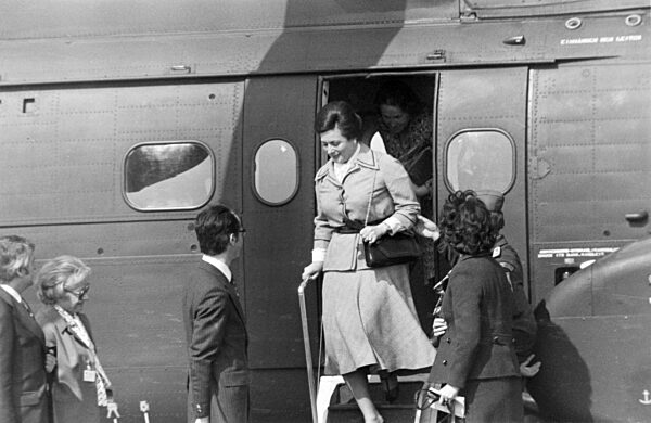 Präsident Anwar El-Sadat in Deutschland 1976