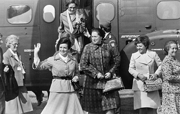 Präsident Anwar El-Sadat in Deutschland 1976