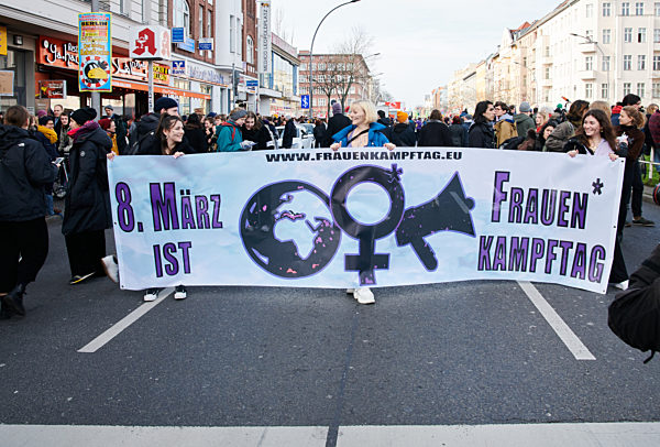 Internationaler Frauentag - Demonstration in Berlin