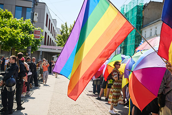 CSD in Eberswalde unter Polizeischutz
