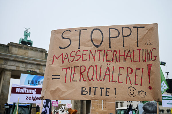 90. Internationale Grüne Woche - Demonstration