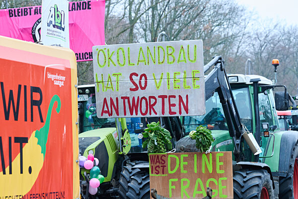 90. Internationale Grüne Woche - Demonstration