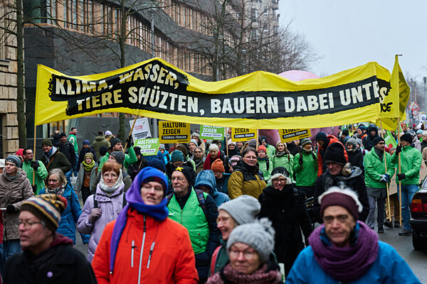 90. Internationale Grüne Woche - Demonstration