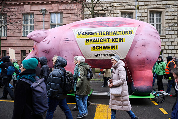 90. Internationale Grüne Woche - Demonstration