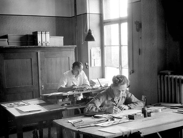 Büro, Freiburg und Umgebung 1945-1955