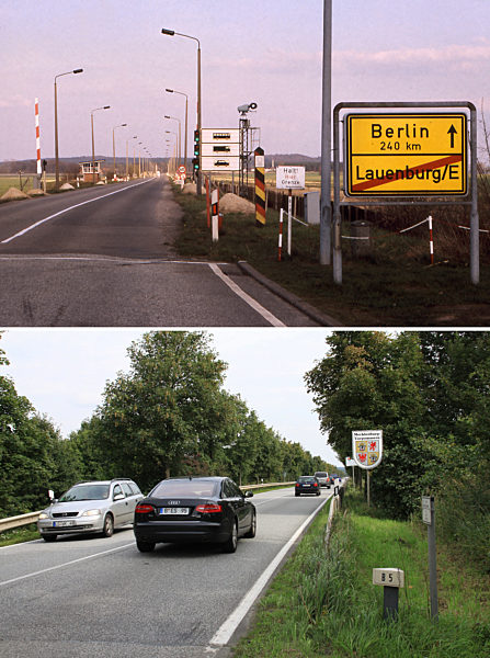 Ehemalige innerdeutsche Grenze - Lauenburg 1996/2010