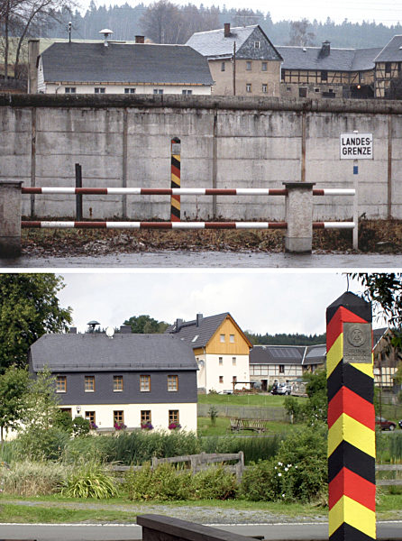 Ehemalige innerdeutsche Grenze - Mödlareuth 1984/2007