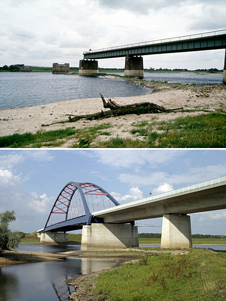 Innerdeutsche Grenze - Elbbrücke Dömitz 1984