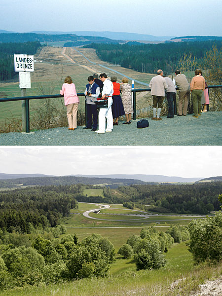 Innerdeutsche Grenze - Thüringen/Bayern 1984/2010