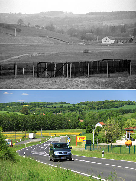 Innerdeutsche Grenze - Thüringen/Bayern 1982/2010