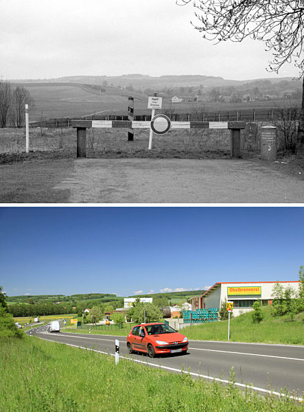 Innerdeutsche Grenze - Thüringen/Bayern 1982/2010