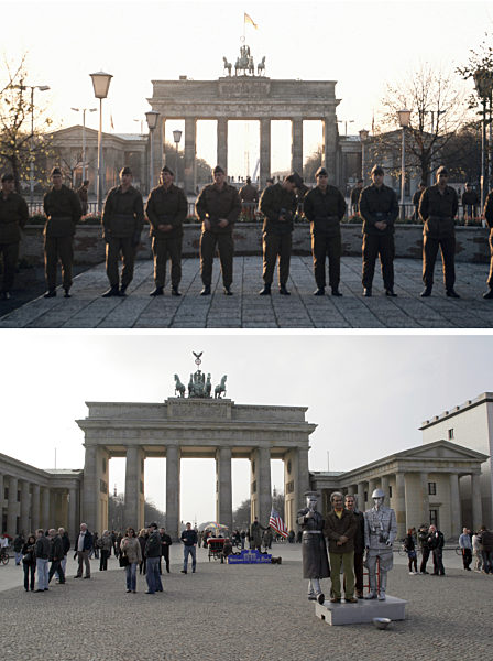 Berliner Mauer - Wende - Brandenburger Tor 1989