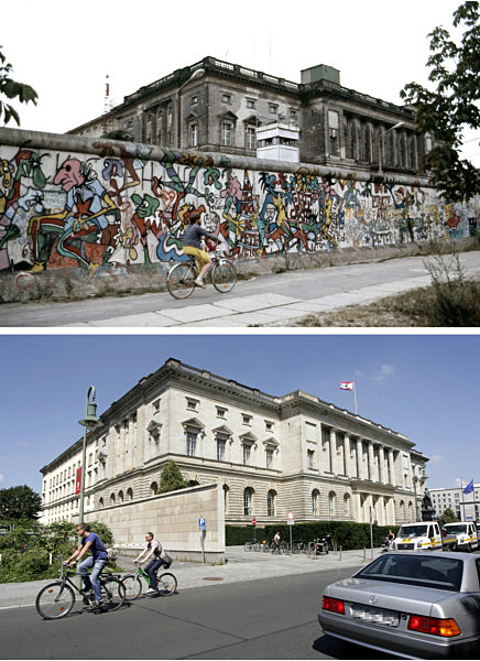 Berlin Wall - Niederkirchnerstrasse Street 1984/2009